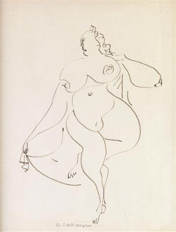 GASTON LACHAISE Two drawings.